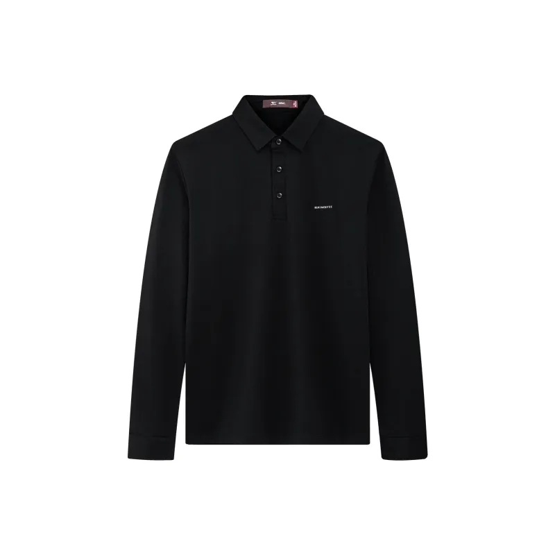 SEPTWOLVES Polo Shirt Men's Black-0