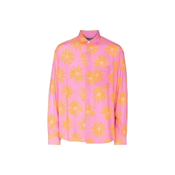 Jacquemus La Chemise Simon Floral-print Shirt