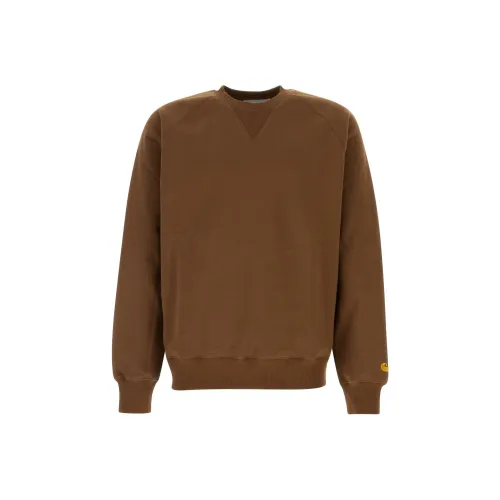 Carhartt WIP Chase Logo Embroidered Crewneck Sweatshirt