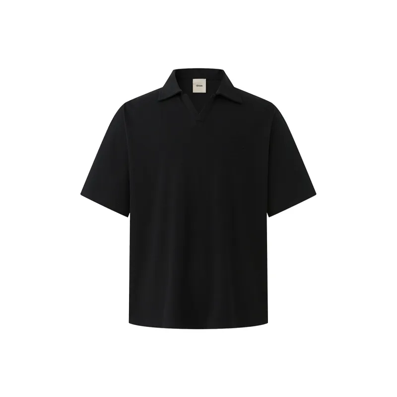 CHINISM Polo Shirt Unisex Black-0