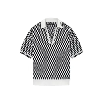 AMIRI Checkered Polo Jumper