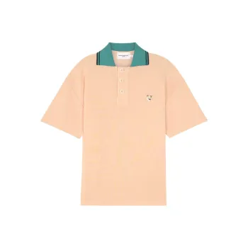 Maison Kitsune Logo appliqué Piqué Polo Shirt