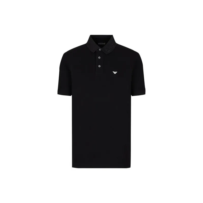 EMPORIO ARMANI FW22 Polo Shirt Men's Black-0