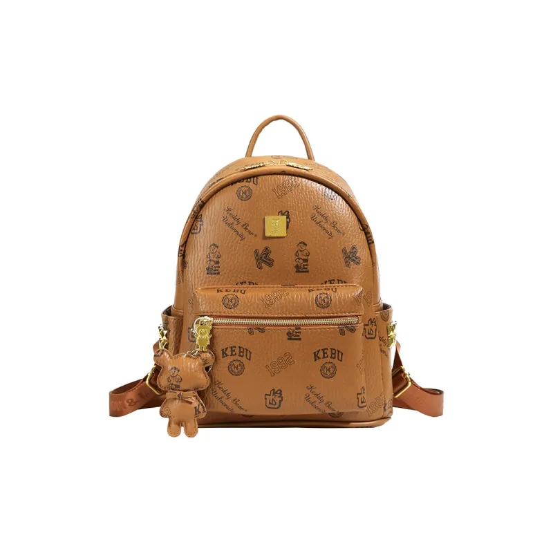 XIANGSU PU Backpack Women's Pink/White/Brown/Black-12