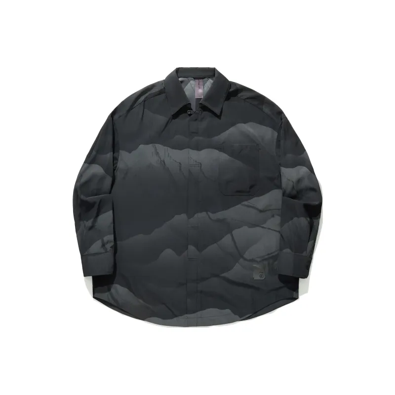 LiNing x CHENGLONG LIANMINGKUAN Shirt Men's Black All Over Print-0