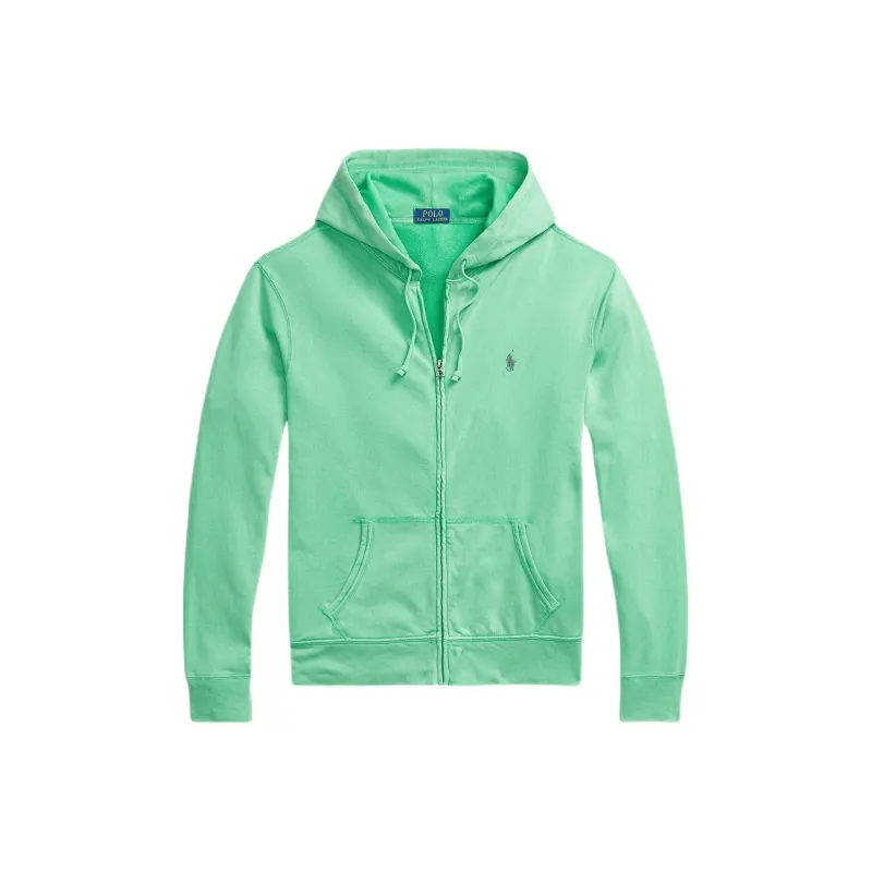 Polo Ralph Lauren Pony Embroidered Zipped Drawstring Hoodie-0
