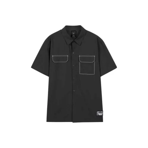 Skechers Sports Lifestyle Collection Vibrant Casual Collection Shirt Men's Carbon Black