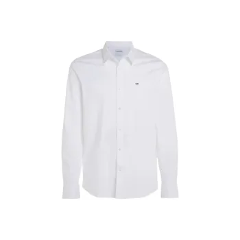 Calvin Klein Monogram embroidered Cotton Shirt