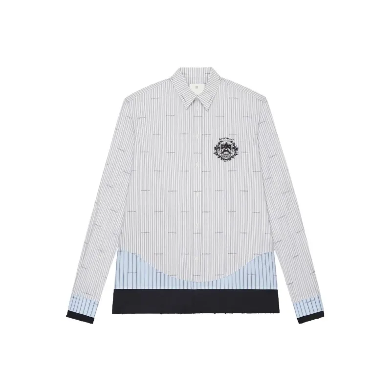 Givenchy Shirts Men Gray-0