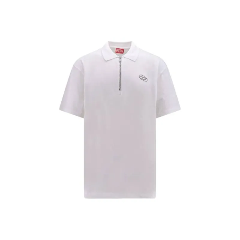 DIESEL Polo Shirts Men White-0