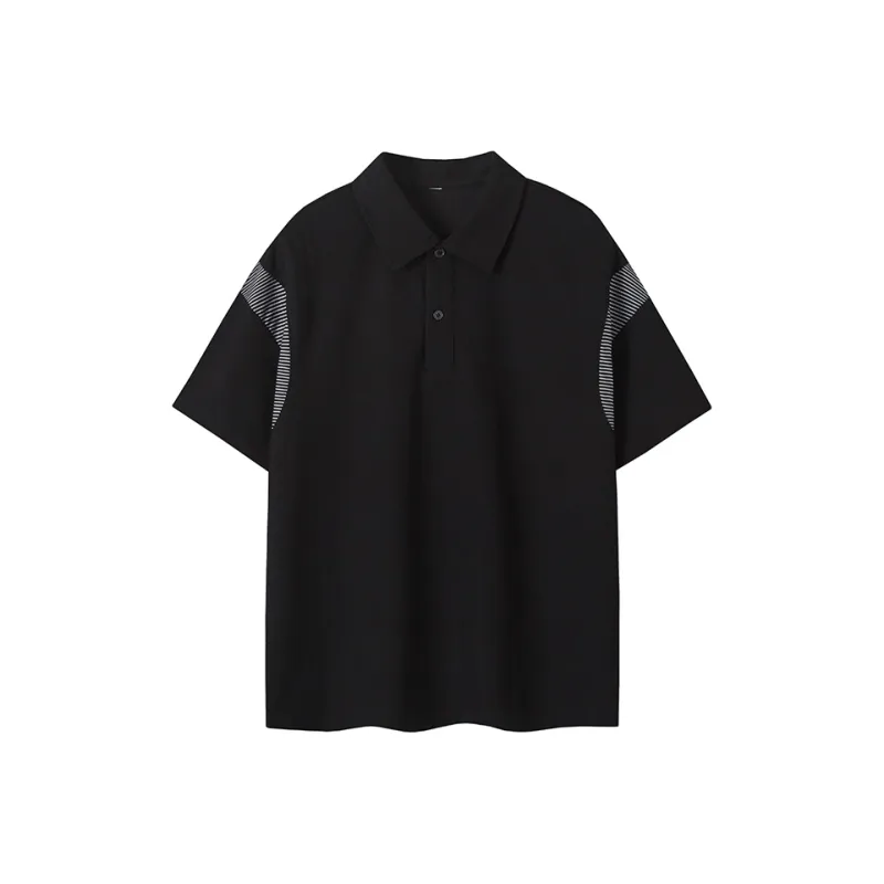 WOOG2005 Polo Shirts Men Black-0