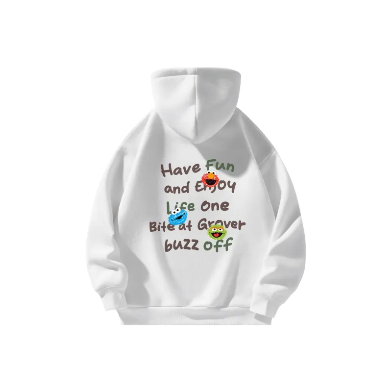 SESAME STREET Sweatshirt Thickened And Fleece Lined Unisex-2