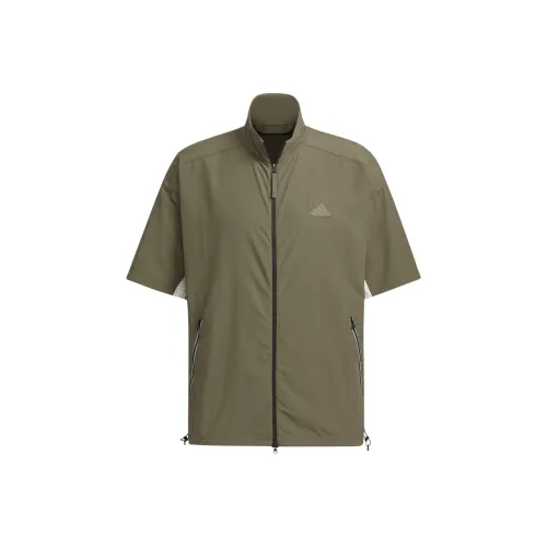Adidas FUTURE STYLE WOVEN SHIRT Men's Branch Umber