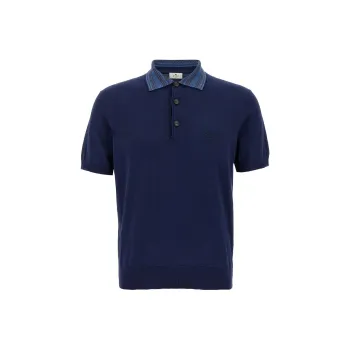 ETRO Pegasus embroidery Polo Shirt