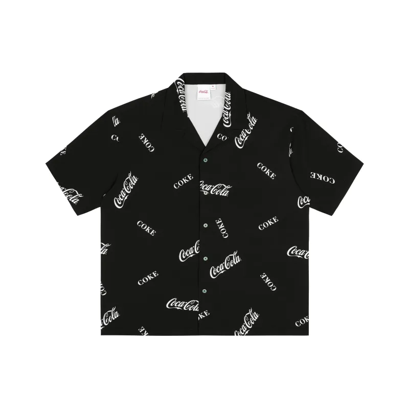 Coca Cola Shirt Unisex Starlight Black-0