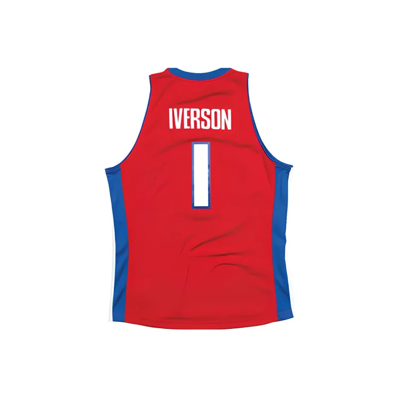 Mitchell & Ness Allen Iverson 2008 Nba Detroit Pistons Swingman Tank Top-1