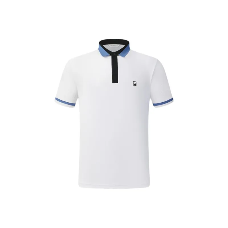 FILA Golf Series Polo Shirt Men's Jade White-0