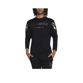 PLEIN SPORT Tiger Logo-print Long-sleeve T-shirt