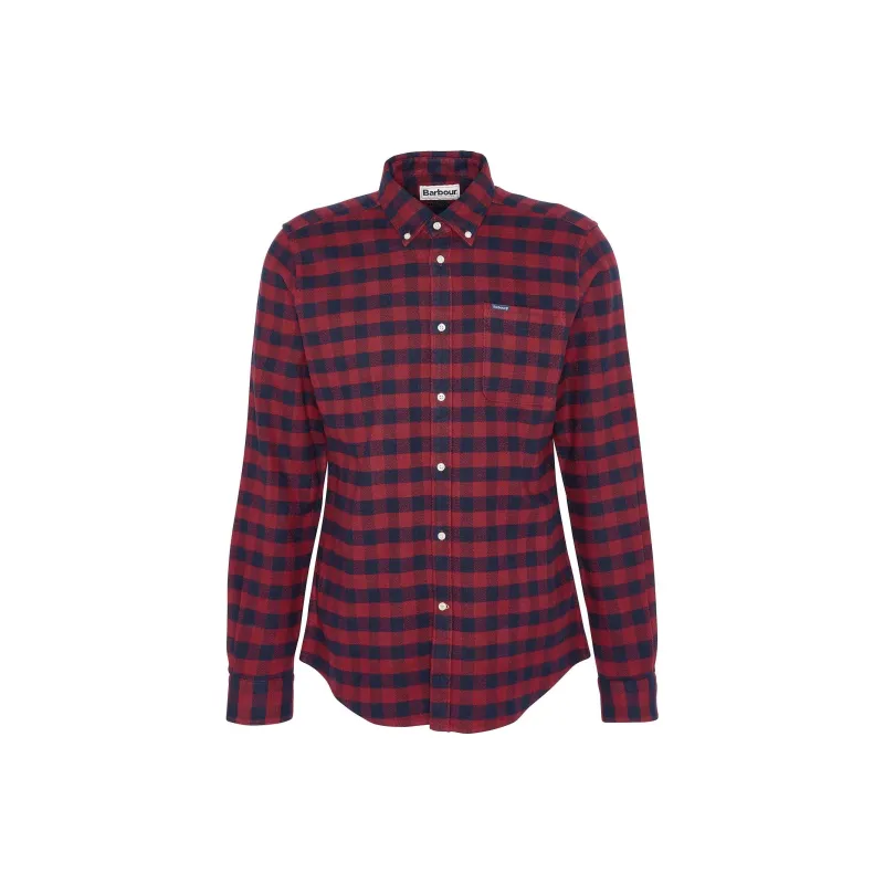 BARBOUR Shirt Men's Classic Red-0