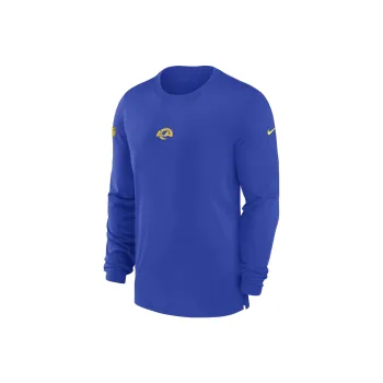 Nike Los Angeles Rams Sideline Team Issue Men's Nike Dri FIT Nfl Long Sleeve T Shirt