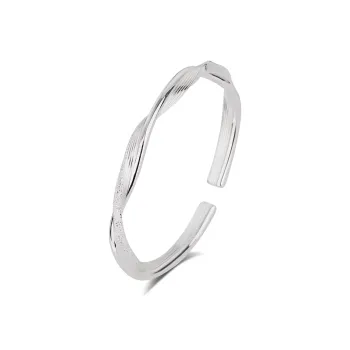 7℃ 999 Fine Silver Bangles Unisex