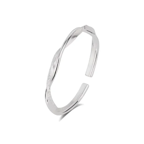 7℃ 999 Fine Silver Bangles Unisex