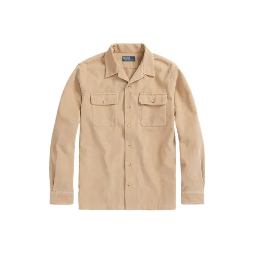 Polo Ralph Lauren Shirts Men Brown
