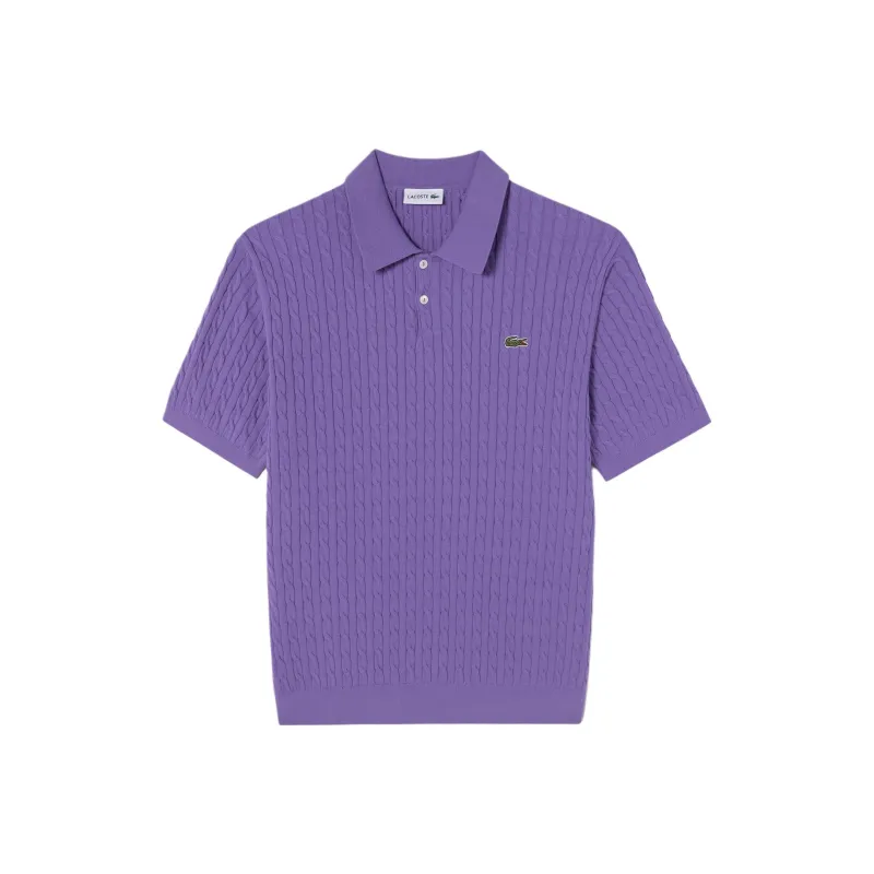 LACOSTE Polo Shirt Men's Purple-0