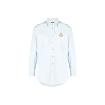 MOSCHINO Shirts Men Light Blue