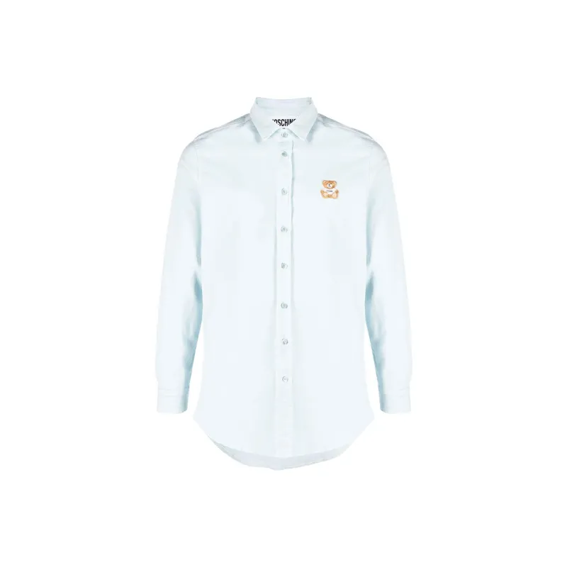MOSCHINO Shirts Men Light Blue-0