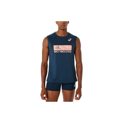 Asics Shirts Men French Blue