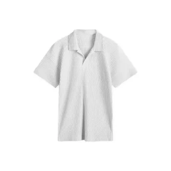 ISSEY MIYAKE Polo Shirt Men's Gray
