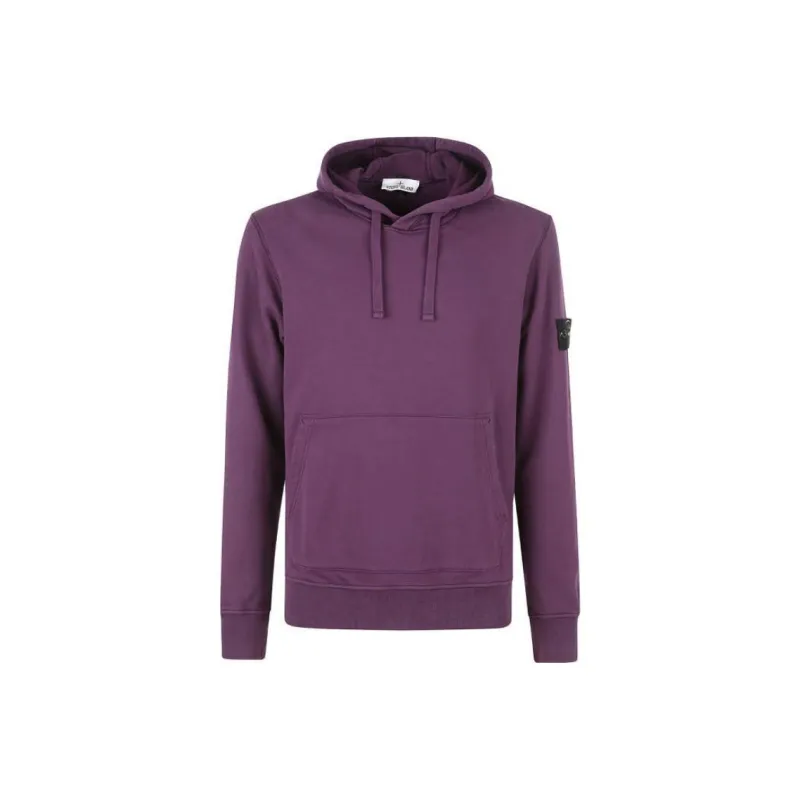 STONE ISLAND Logo Patch Drawstring Hoodie-0