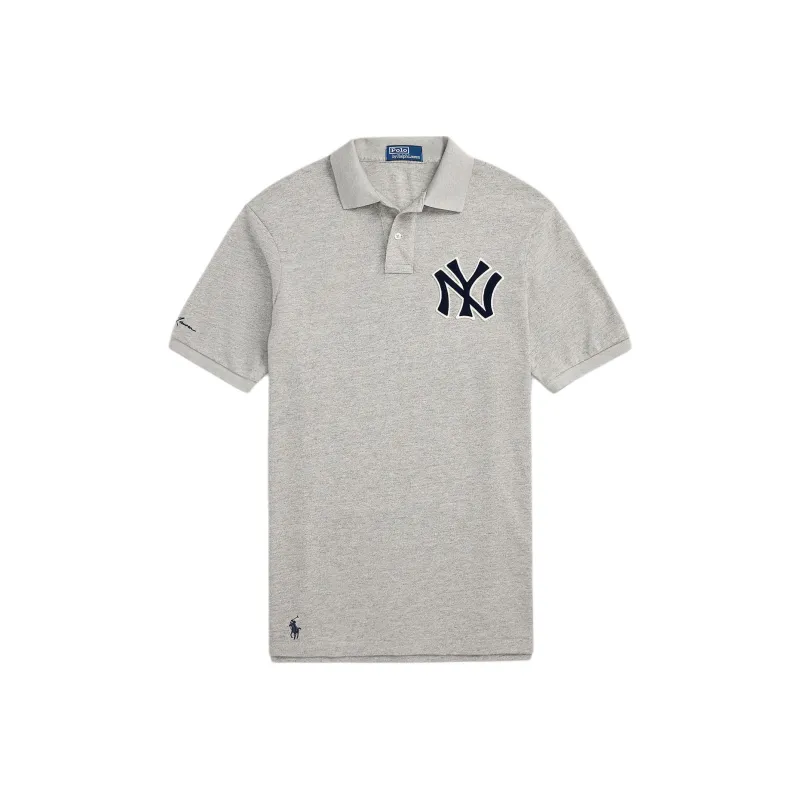 Polo Ralph Lauren x MLB FW24 Polo Shirt Men's Gray-0