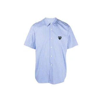 CDG Play Shirts Men Blue