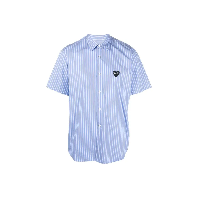 CDG Play Shirts Men Blue-0