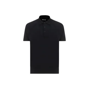 PAOLO PECORA MILANO SS25 Polo Shirt Men's Black