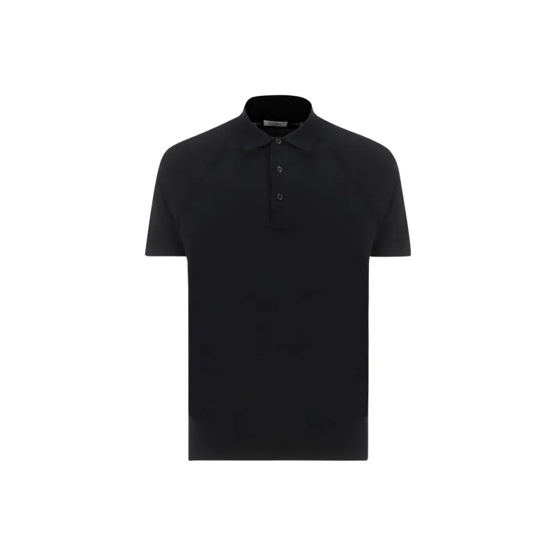 PAOLO PECORA MILANO SS25 Polo Shirt Men's Black-0