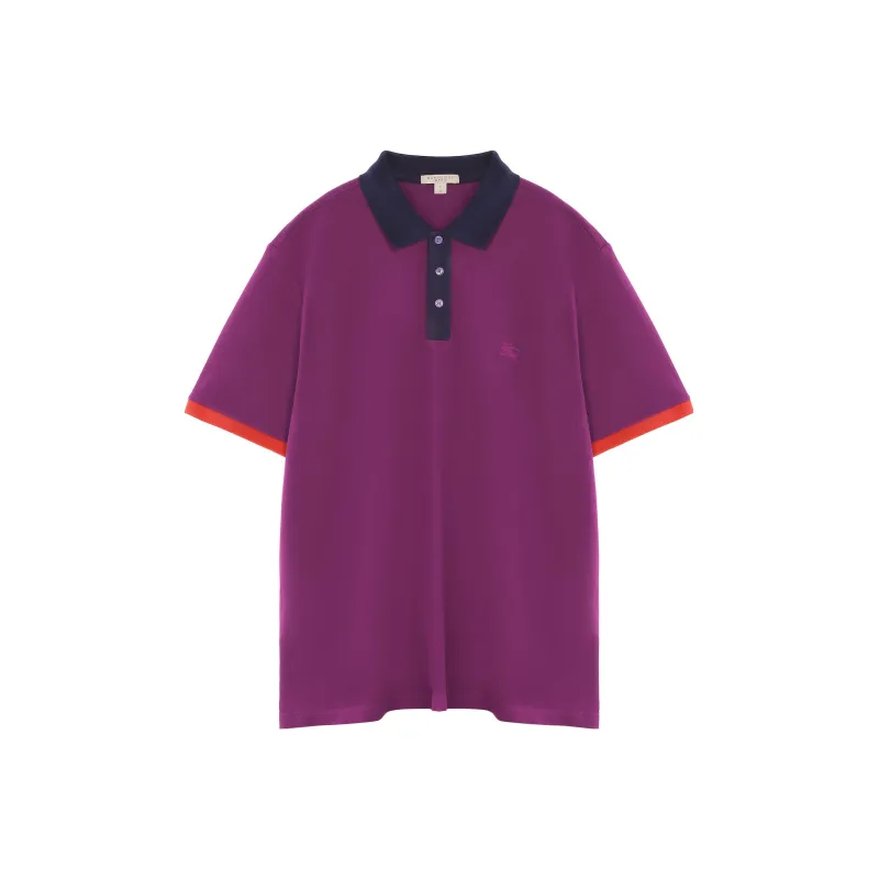Burberry Polo Shirts Men Purple-0
