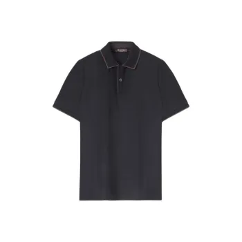 Loro Piana Polo Shirts Men Black