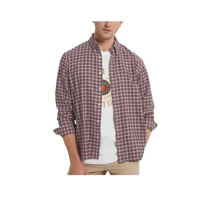 Tommy Hilfiger FW24 Shirt Men's Multicolor Plaid-0