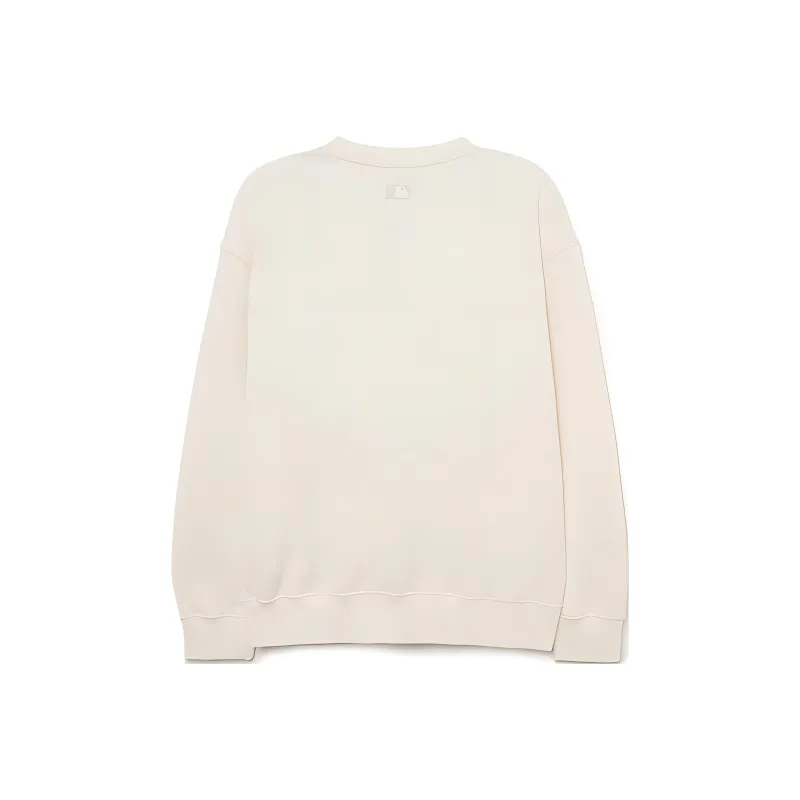 MLB LIKE Series New York Yankees Sweatshirt Unisex Cream-1