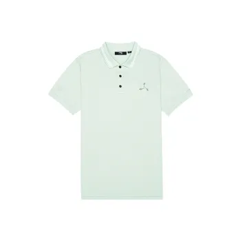 LI NING 1990 Polo Shirts Men Frost Floral Green