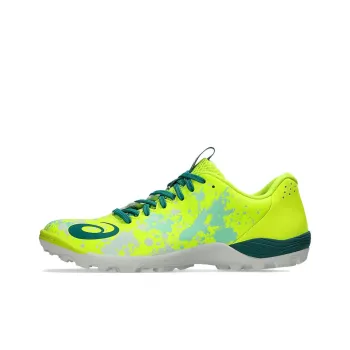 Asics TOQUE 8 TF Rubber Broken Studs Artificial Ground Anti Slip Wear Resistant Soccer Shoes Men's Yellow