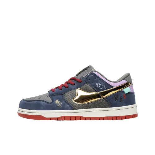 Boogie Bear Low Top Skateboard Shoes Men's Wukong Blue