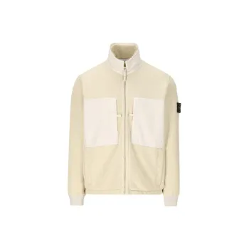 STONE ISLAND High Neck Zipped Sweatshirt