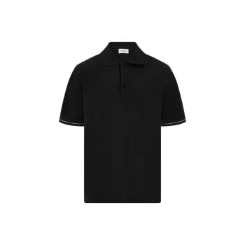 Ferragamo Color Block Detail Polo Shirt