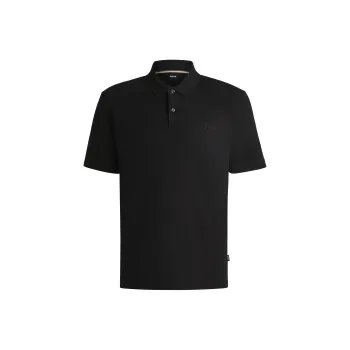 HUGO BOSS FW24 Polo Shirt Men's Black