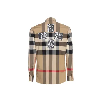 Burberry Shirts Men Khaki