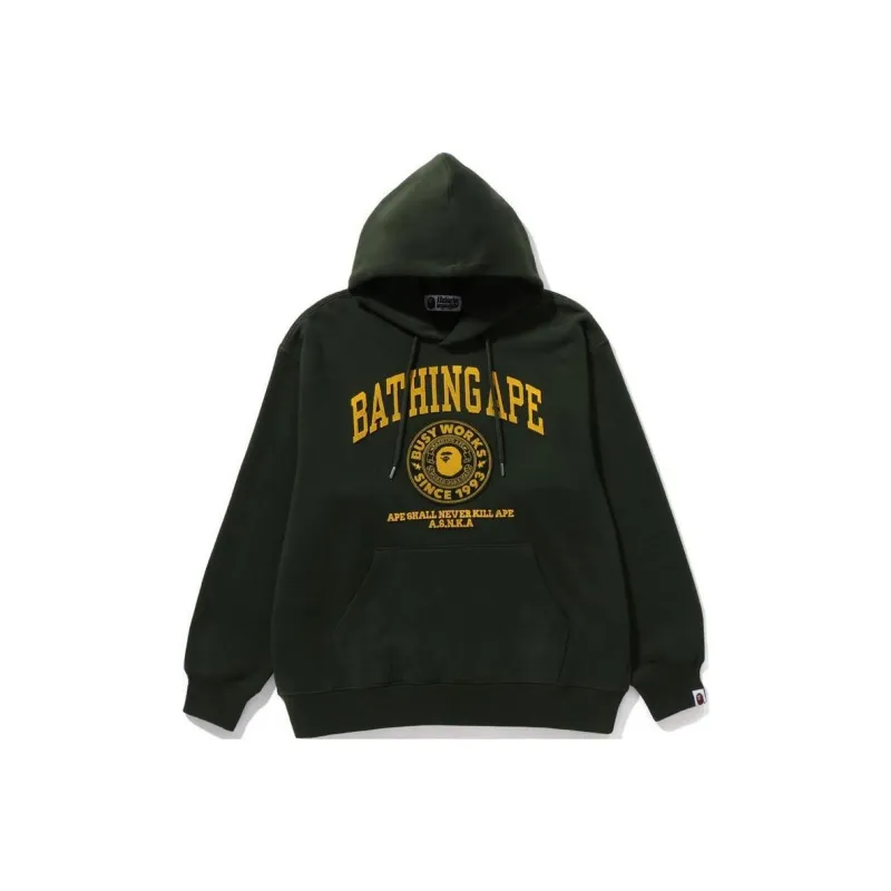 Bape College Graphic Pullover Hoodie-3